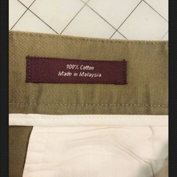 Nordstrom Khaki Pleated Dress Pants Slacks Mens Y - Picture 5 of 5